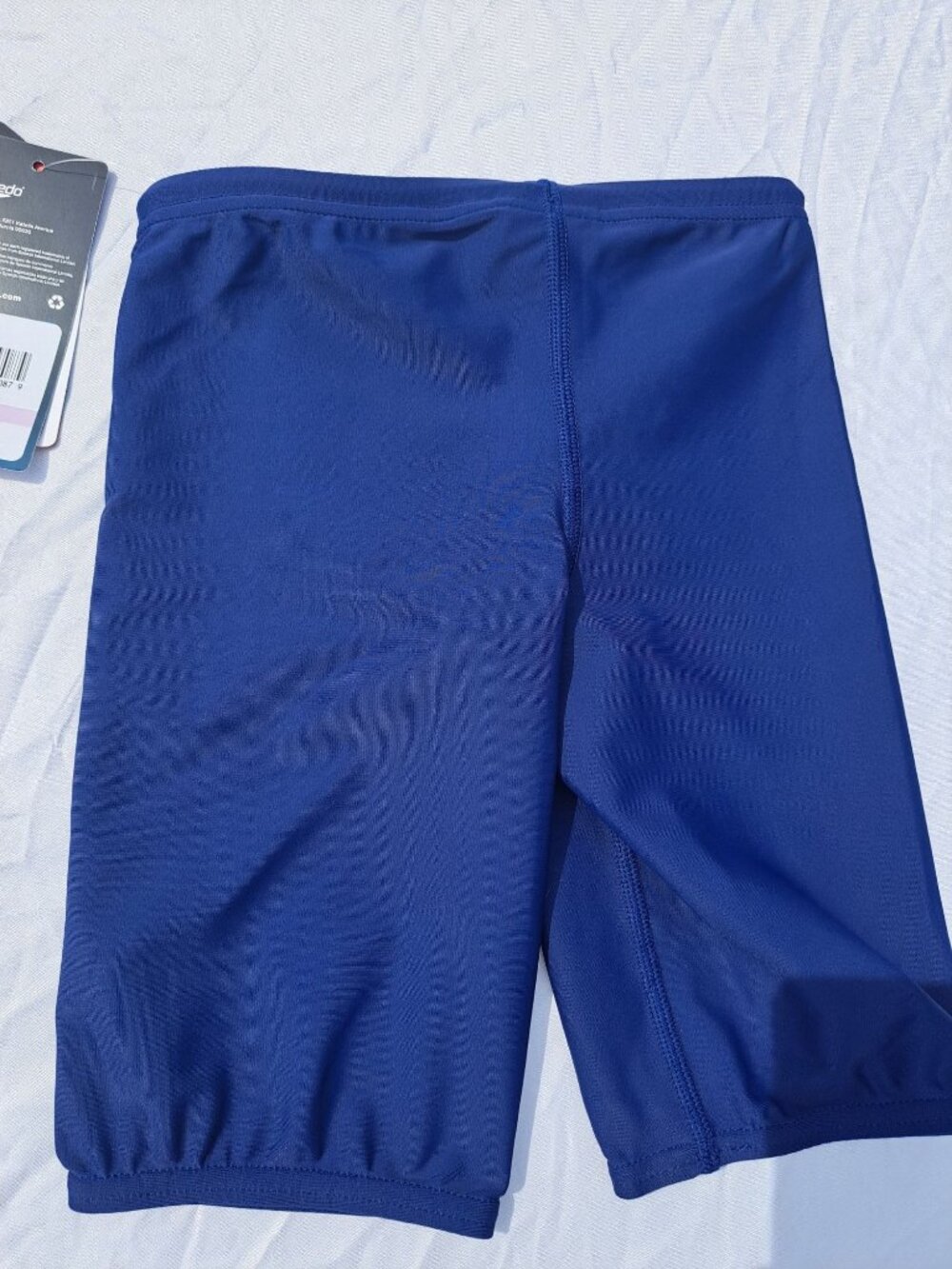New Speedo Boys UPF 50+ Jammer Swim Shorts Size 6 Chlorine-Resistant Navy Blue - Picture 6 of 8
